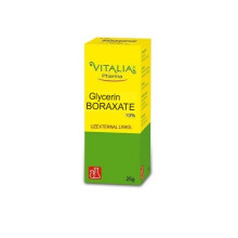 Boraxata glycerin 10%, 25 g, . disinfectant, antimycotic, antiseptic,