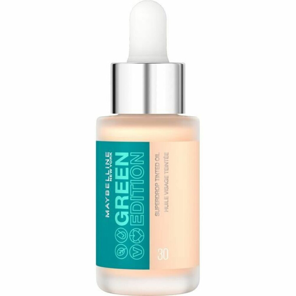 Liquid Make Up Base Maybelline Green Edition NÂº 30 Oil (20 ml)