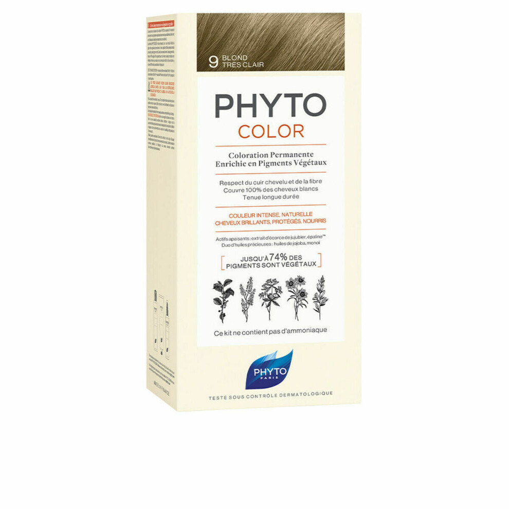 Phyto Permanent Colour Phytocolor 9-Rubio Muy Claro Ammonia-Free