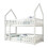 Solid Wood 3FT  Single Bunk Bed, Twin Sleeper Bed with Ladder 5