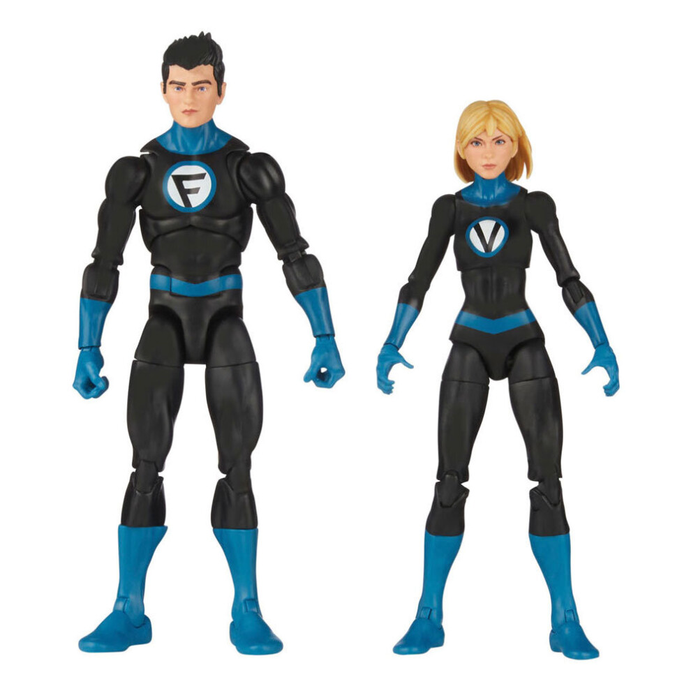 Hasbro Fantastic Four Marvel Legends Action Figure 2-Pack Franklin Richards and Valeria Richards 15 CM