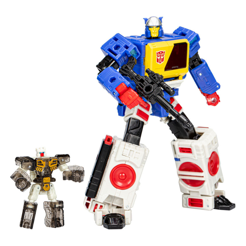 Hasbro Transformers Generations Legacy Evolution Voyager Class action figure Twincast and Autobot Rewind 18 CM