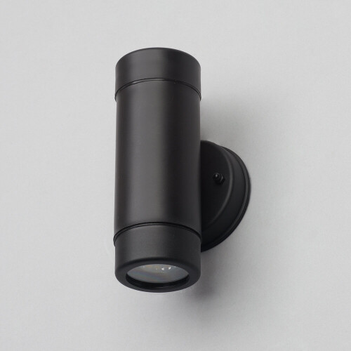 Litecraft Hahn Up Down Outdoor Wall Light in Black - 2 Pack Clearance 2