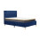 Birlea Blue Small Double Bed Frame Birlea Loxley 120cm 4FT Navy Fabric Bedstead 7