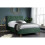 Birlea Green Small Double Bed Frame Birlea Loxley 120cm 4FT Fabric Bedstead 2