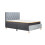 Birlea Grey Small Double Bed Frame Birlea Loxley 120cm 4FT Fabric Bedstead 7