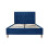 Birlea Blue Small Double Bed Frame Birlea Loxley 120cm 4FT Navy Fabric Bedstead 8