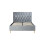 Birlea Grey Small Double Bed Frame Birlea Loxley 120cm 4FT Fabric Bedstead 8