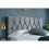 Birlea Grey Small Double Bed Frame Birlea Loxley 120cm 4FT Fabric Bedstead 3