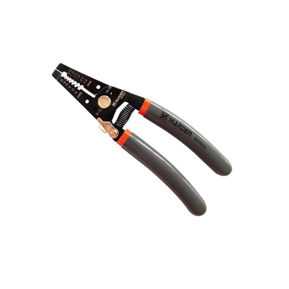 Harden 660623, Wire Cable Stripper 180Mm Long, Cutter, 0.8-2.6 Mm, 10-20 Awg 6956820840873