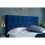 Birlea Blue Small Double Bed Frame Birlea Loxley 120cm 4FT Navy Fabric Bedstead 3