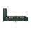 Birlea Green Small Double Bed Frame Birlea Loxley 120cm 4FT Fabric Bedstead 9