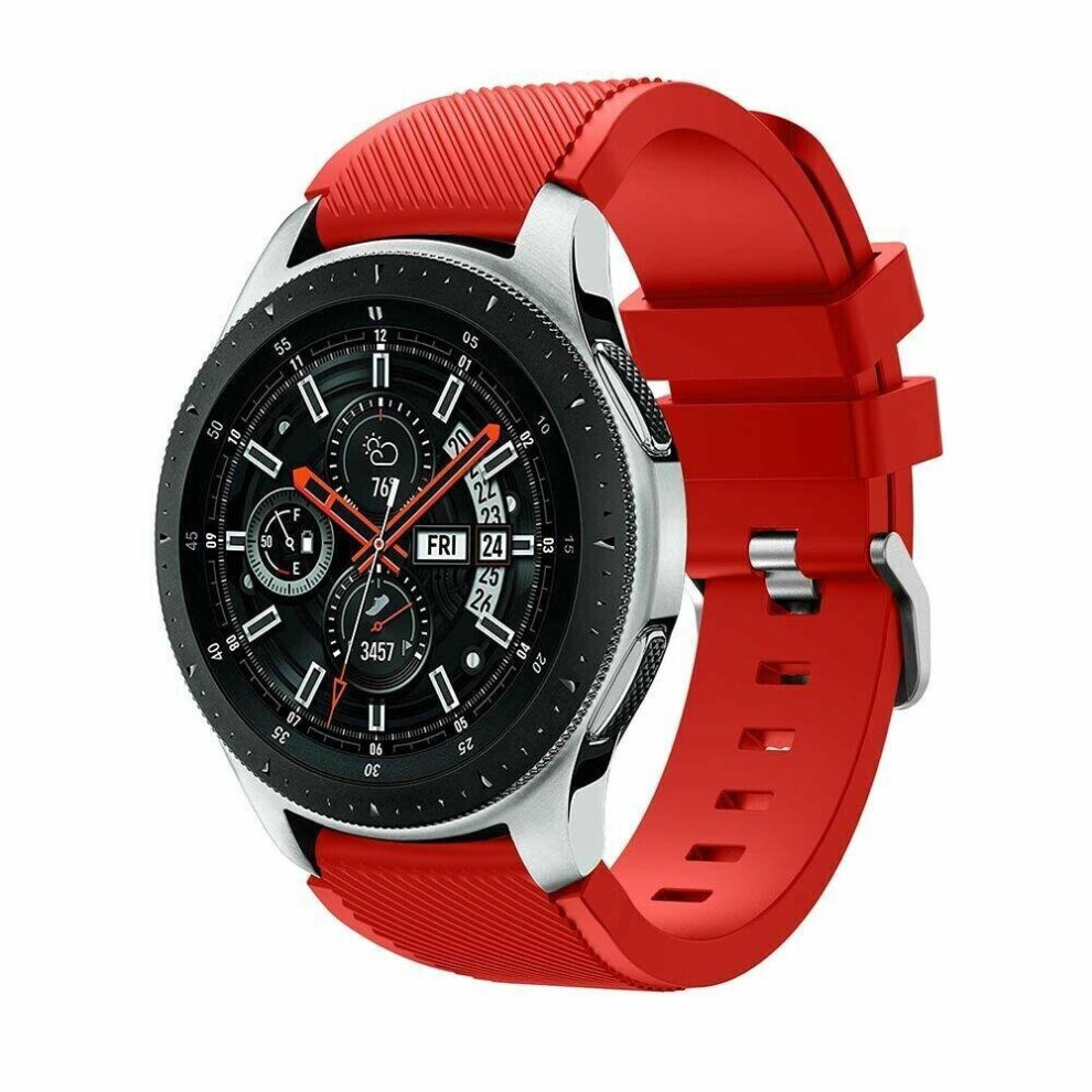 (Galaxy Watch 4 (40 MM), Red) For Samsung Galaxy Watch 4 Silicone Sport Replacement Band Strap Bracelet-image-OPC-PBHXY2T-NEW