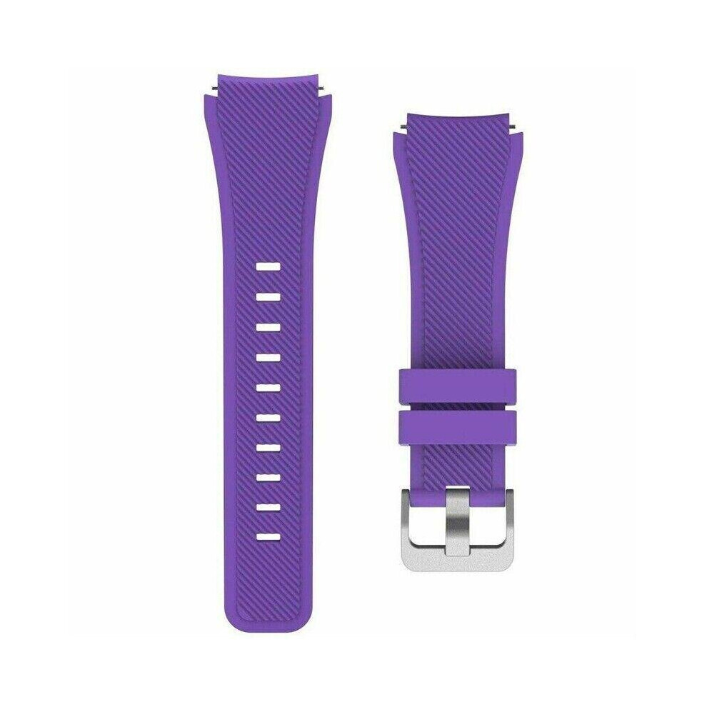 (Samsung Gear S2 Classic, Purple) For Samsung Various SmartWatches Silicone Sport Replacement Band Strap Bracelet-image-OPC-PBHXYJG-NEW
