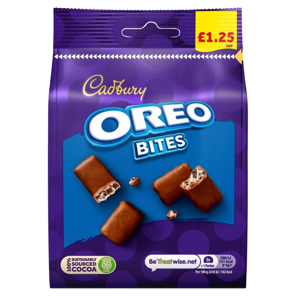 Cadbury Oreo Bites Bag  95g (Pack of 10)