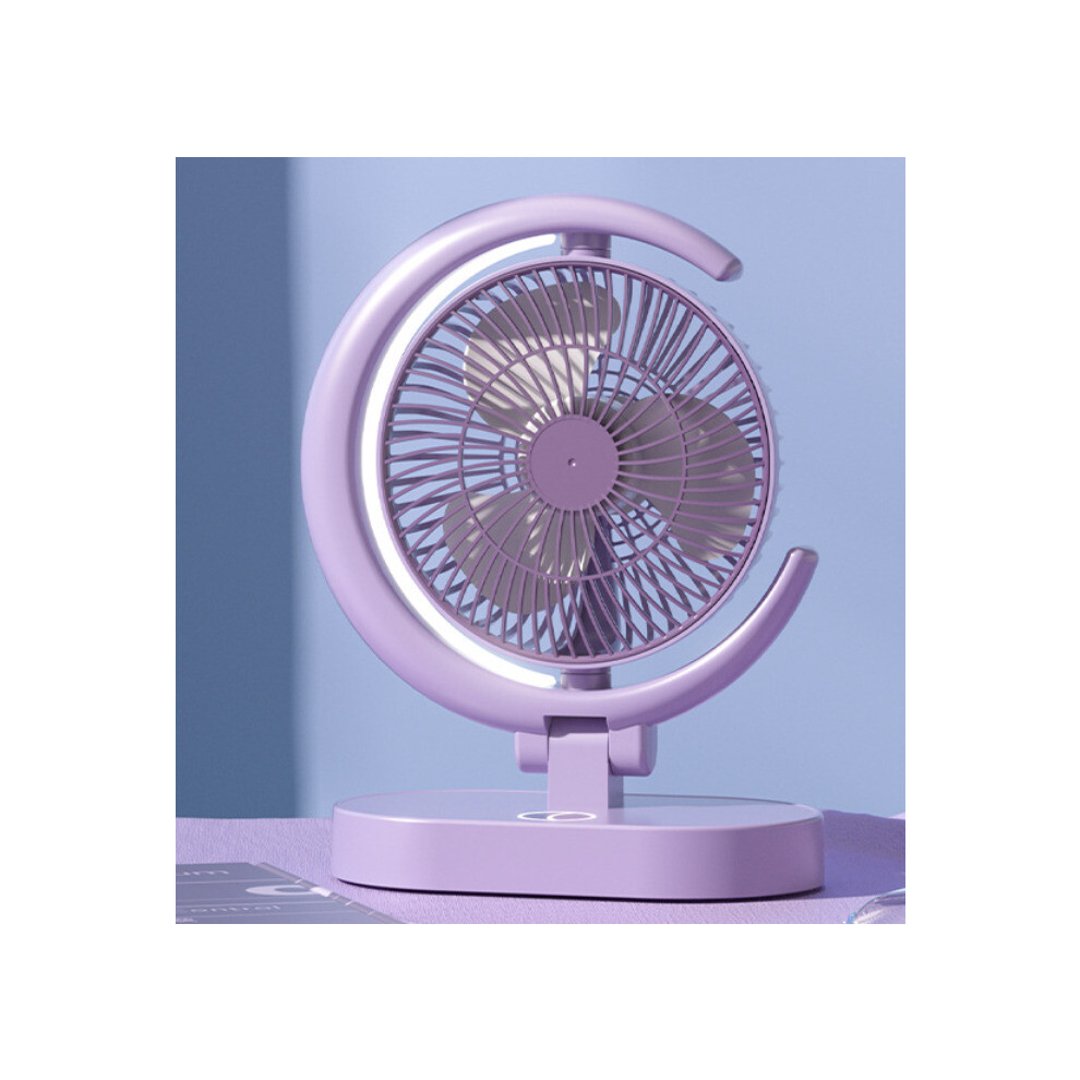 Folding Fan Mini Fan Office USB Charging LED fan for fill light-image-OPC-PBHZ8NT-NEW
