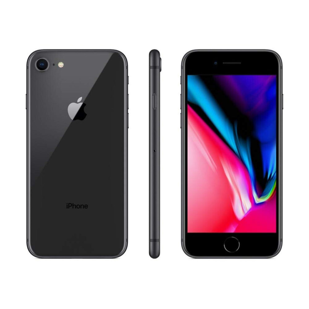 (Space Grey) Apple iPhone 8 Smartphone 64 GB 4G LTE iOS 13 Unlocked Sim Free Space