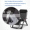 Garden Outdoor 2Pcs Zero Gravity Folding Black Chair 3