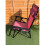 Garden Pink Reclining Zero Gravity Sun Lounger With Pillow 3