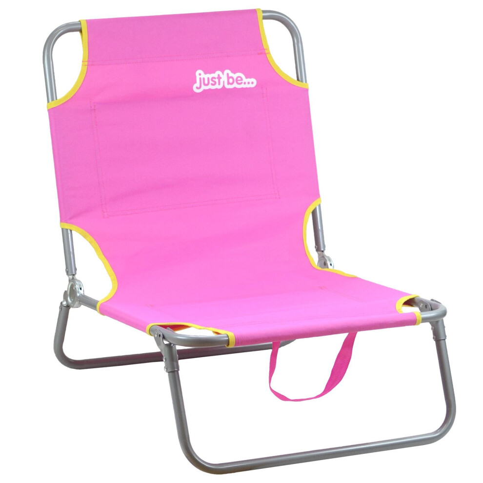 Foldable Portable Pink Sun Lounger Chair For Children-image-OPC-PBHYJCY-NEW