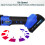 Cordless Brushless Oscillating Multi Tool Quick Release Blade 6 Various Speed Oscillating Angle 4° with 1.5Ah Battery Blades and Side Handle 5