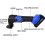 Cordless Brushless Oscillating Multi Tool Quick Release Blade 6 Various Speed Oscillating Angle 4° with 1.5Ah Battery Blades and Side Handle 2