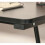 Large Computer Desk Black Executive Metal Home Office Modern Storage Drawers PC Table 4