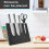 Supporto magnetico per coltelli Rack per coltelli Organizzazione della cucina Set di posate 4