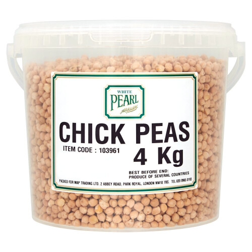 White Pearl Chick Peas 4kg (Pack of 1) 2