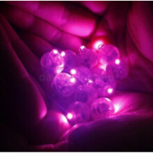 100Pcs Pink LED Lights Tiny Wireless Battery Craft Glow Party DIY Description