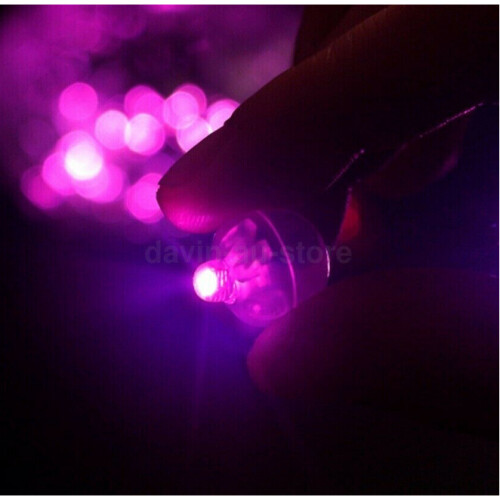 100Pcs Pink LED Lights Tiny Wireless Battery Craft Glow Party DIY Description 1