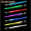 LED Lightsaber Laser Saber Plastic Sci-Fi Toy with Light Extendable 5