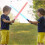 LED Lightsaber Laser Saber Plastic Sci-Fi Toy with Light Extendable 11