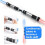 LED Lightsaber Laser Saber Plastic Sci-Fi Toy with Light Extendable 12