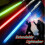 LED Lightsaber Laser Saber Plastic Sci-Fi Toy with Light Extendable 1