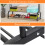 Black Garment Rack Drying Freestanding Hanger Double Clothing Rails 4