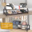 Black Garment Rack Drying Freestanding Hanger Double Clothing Rails 12