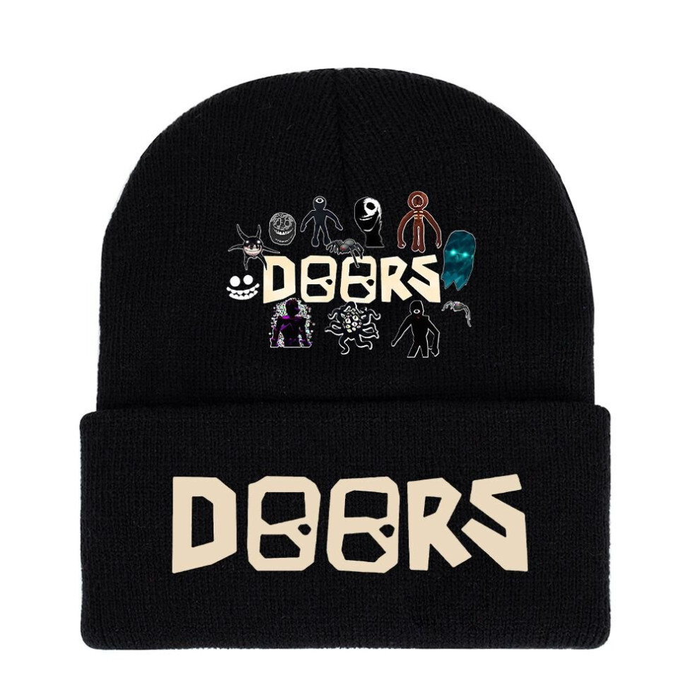 (Monster) Knitted Doors Roblox Hat Winter Warm Beanie Cap Adults Adolescents Child