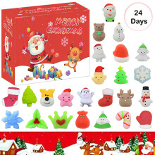 (Snowflake Set) Christmas Advent Calendar Squishy Toys Fidget Toy 24days Kid Toddler Xmas Gift