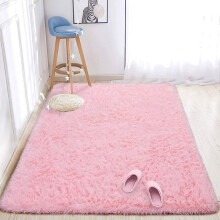 (200 x 2920, pink ) Fluffy Large Luxury Rugs Anti-Slip Super Soft Carpet Mat