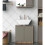 Bathroom Vanity Unit Rustic Storage Cupboard Modern Grey Door Under Sink Cabinet 1