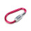 (Rose red, 7.5 CM) 3 Dial Bag Suitcase Combination Lock Luggage Padlock Coded Lock 1