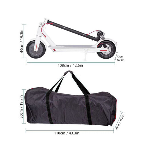 Folding Electric Scooter Carry Bag Storage 110*45*50 CM 2