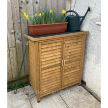 Small Wooden Shed Outdoor Storage Unit Utility Tools Box Garden Patio Cupboard