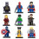 9 Pcsmarvel Avengers Super Hero Comic Mini Figures Dc Minifigure Gift 1