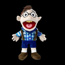 (Cody) Puppet Jeffy Hand Boy Joseph Cody Soft Plush Toy Doll Removable Mouth Gift Kid