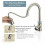 Stainless Steel Kitchen Taps Sink Mixer Pull Out Spray Tap 4