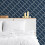 Catherine Lansfield Linear Curve Wallpaper Navy Blue Catherine Lansfield 206503 5
