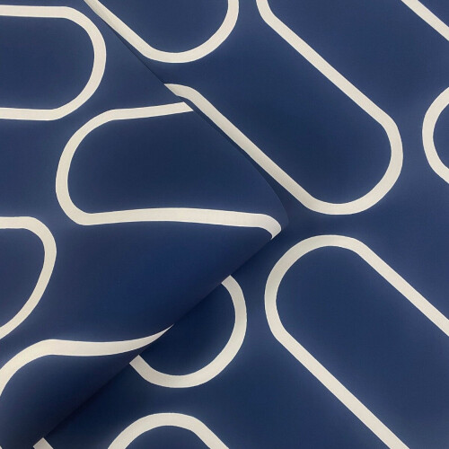 Catherine Lansfield Linear Curve Wallpaper Navy Blue Catherine Lansfield 206503 1
