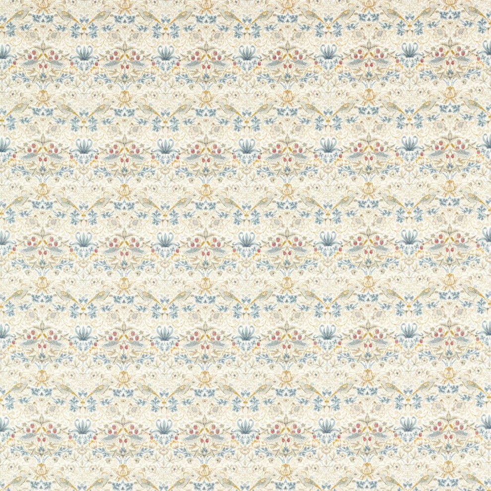 William Morris Strawberry Thief Fabric Linen Plum F1678/04 - By The Metre-image-OPC-PBJB9PD-NEW